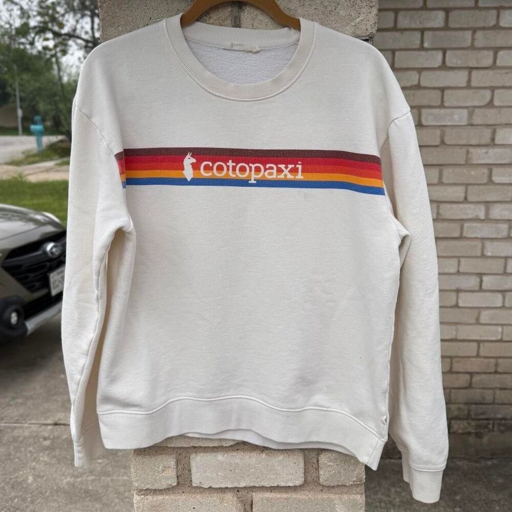 Gorpcore Cotopaxi XL Men's White and Cream Sweatshirt